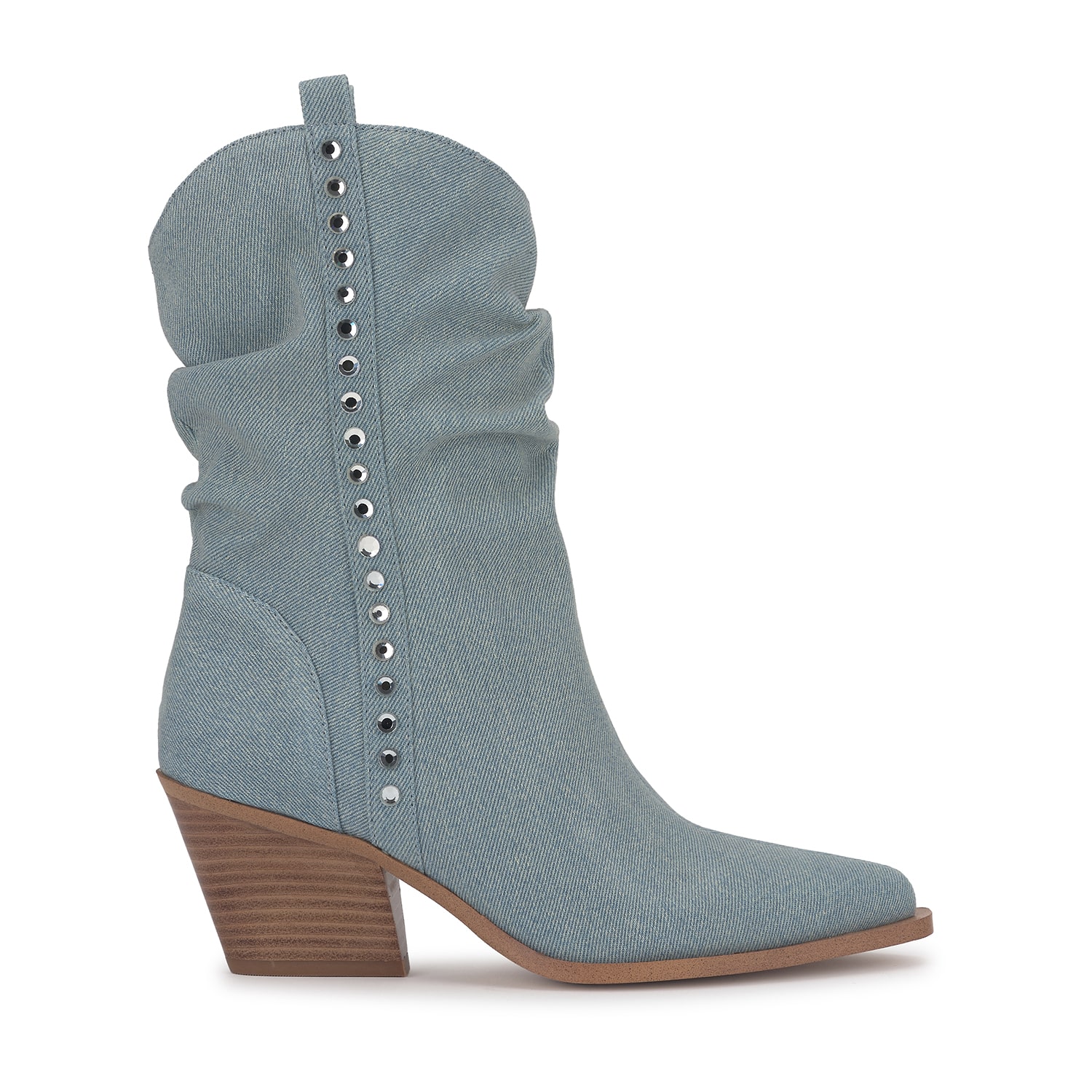 JS Jessica Simpson Womens Zolini Stacked Heel Cowboy Boots
