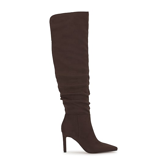 JS Jessica Simpson Womens Edalyne Stiletto Heel Over the Knee Boots