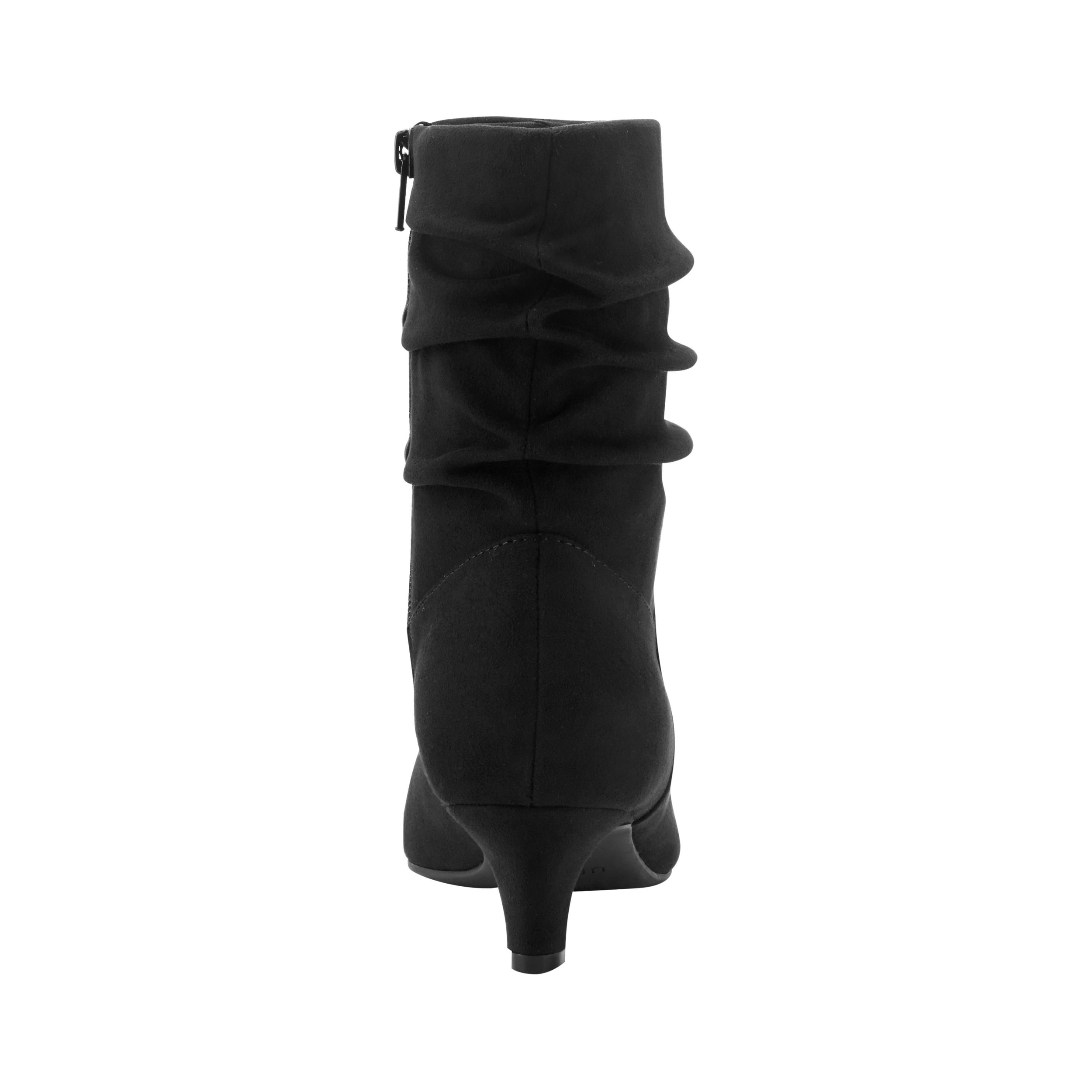 Unisa Womens Hinto Sculptural Heel Slouch Boots