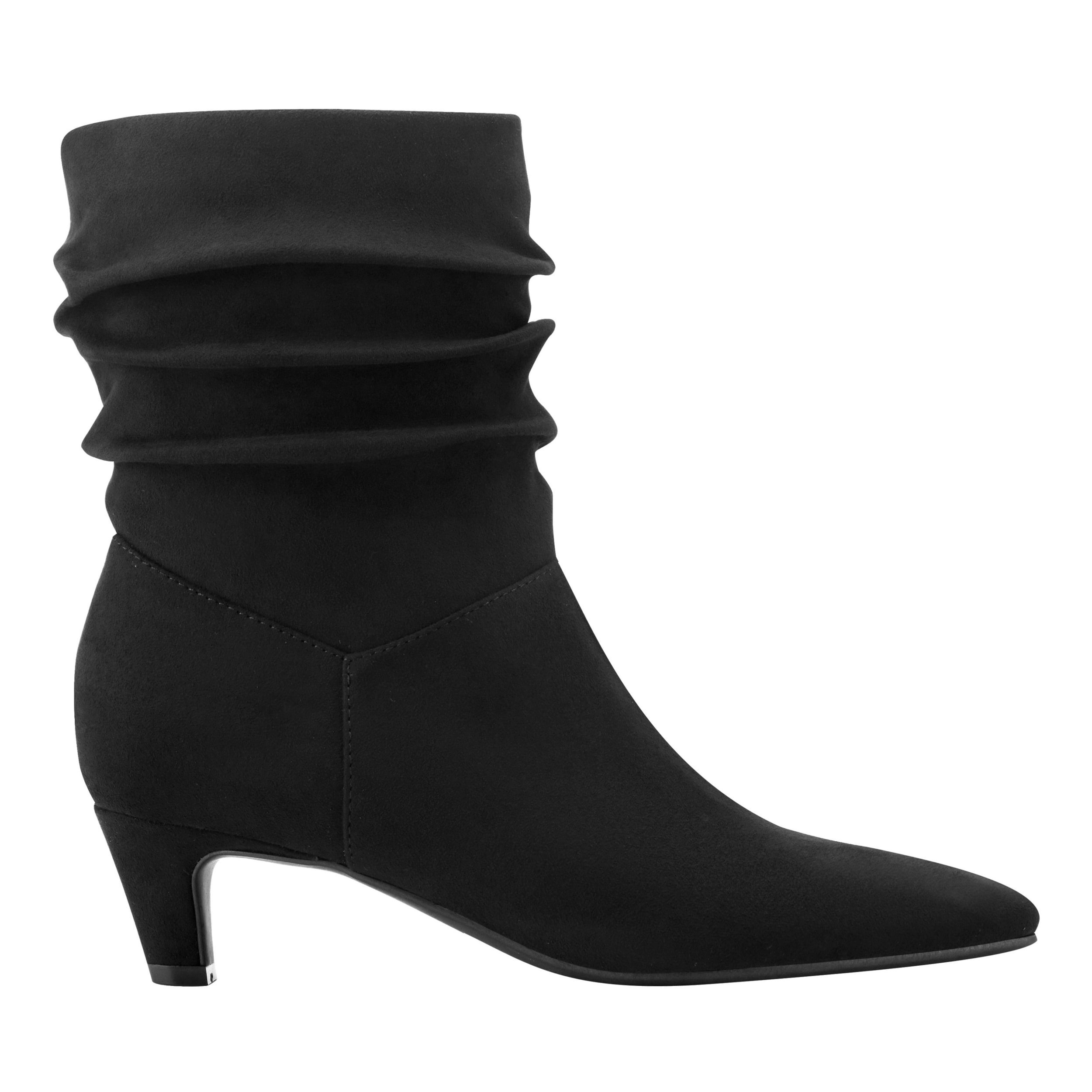 Unisa Womens Hinto Sculptural Heel Slouch Boots
