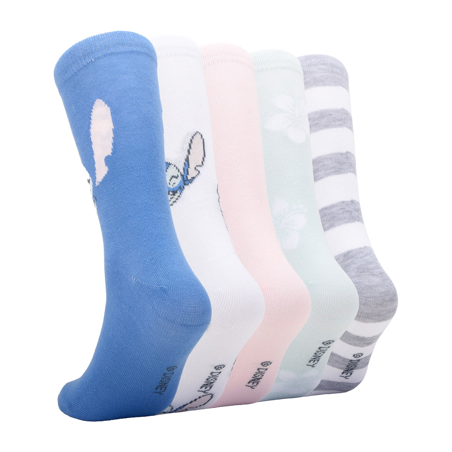 Womens 5-pc. Crew Socks