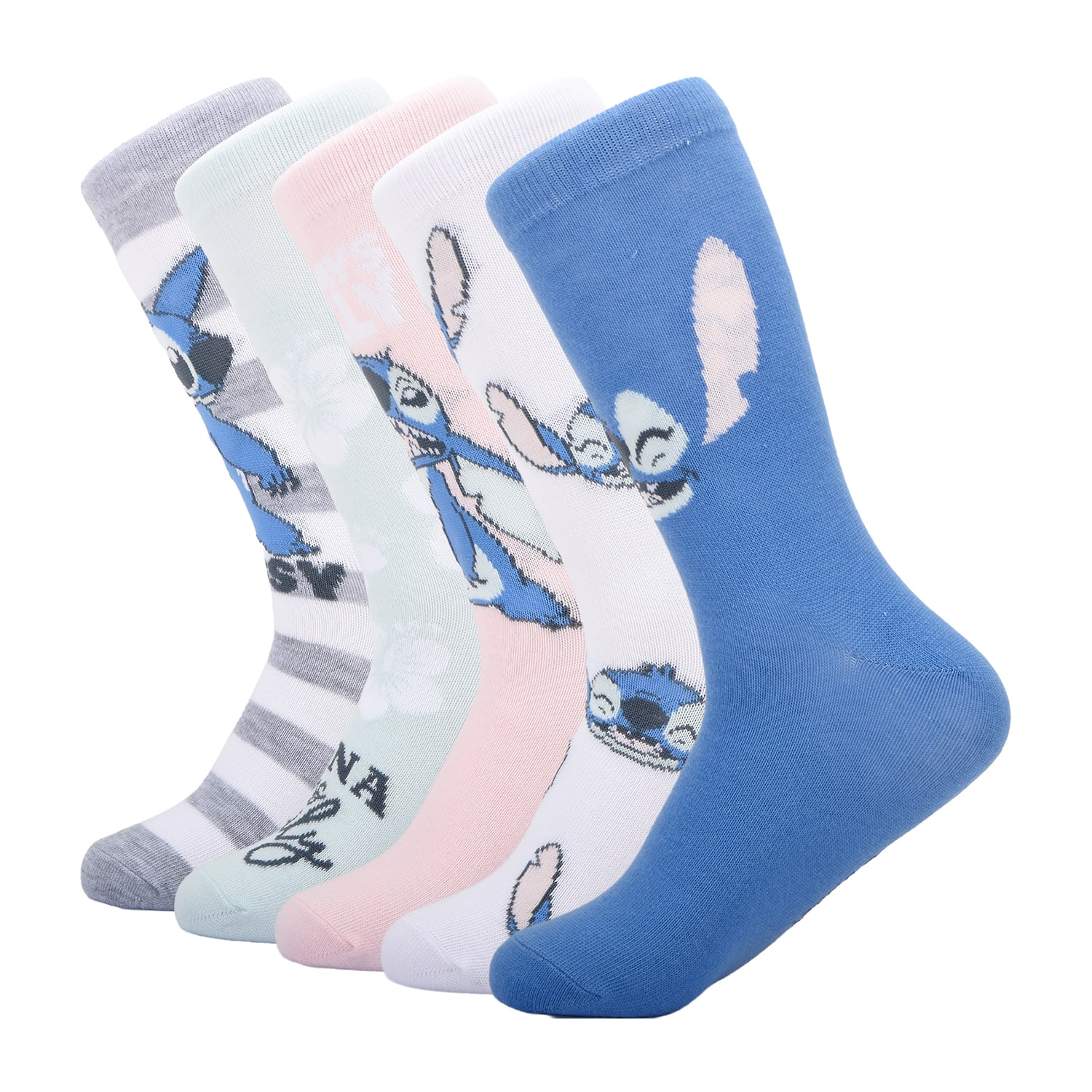 Womens 5-pc. Crew Socks
