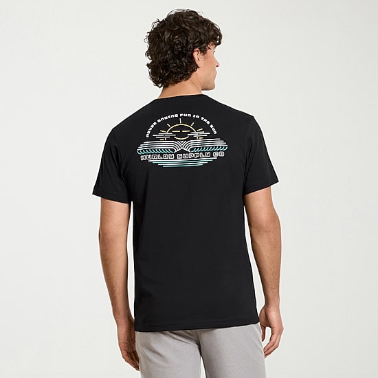 Hurley Mens Crew Neck Short Sleeve Regular Fit Graphic T-Shirt