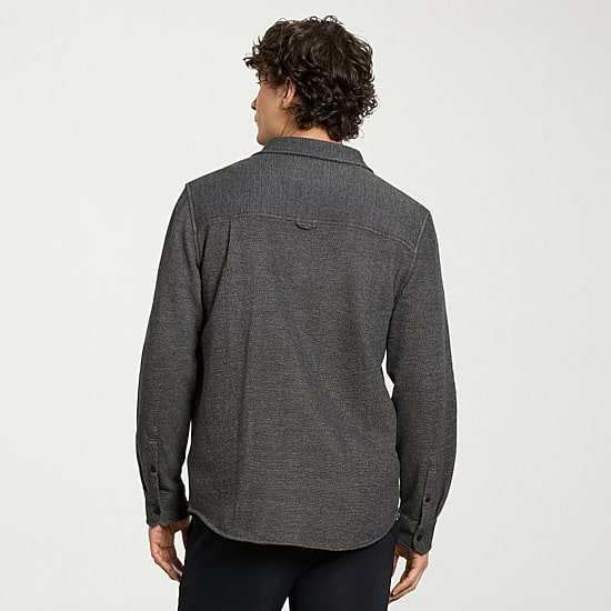 Hurley Mens Long Sleeve Regular Fit Button-Down Shirt