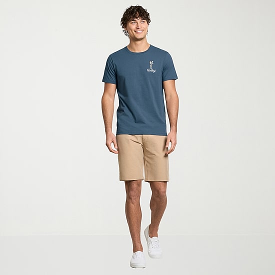 Hurley Mens Crew Neck Short Sleeve Regular Fit Graphic T-Shirt