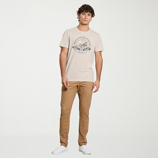 Hurley Mens Crew Neck Short Sleeve Regular Fit Graphic T-Shirt