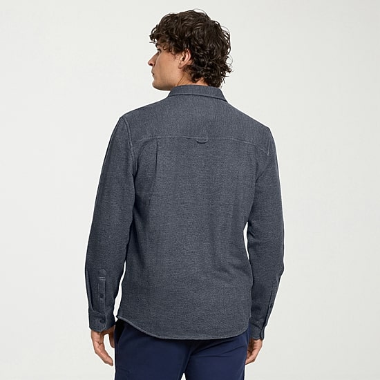 Hurley Mens Long Sleeve Regular Fit Button-Down Shirt
