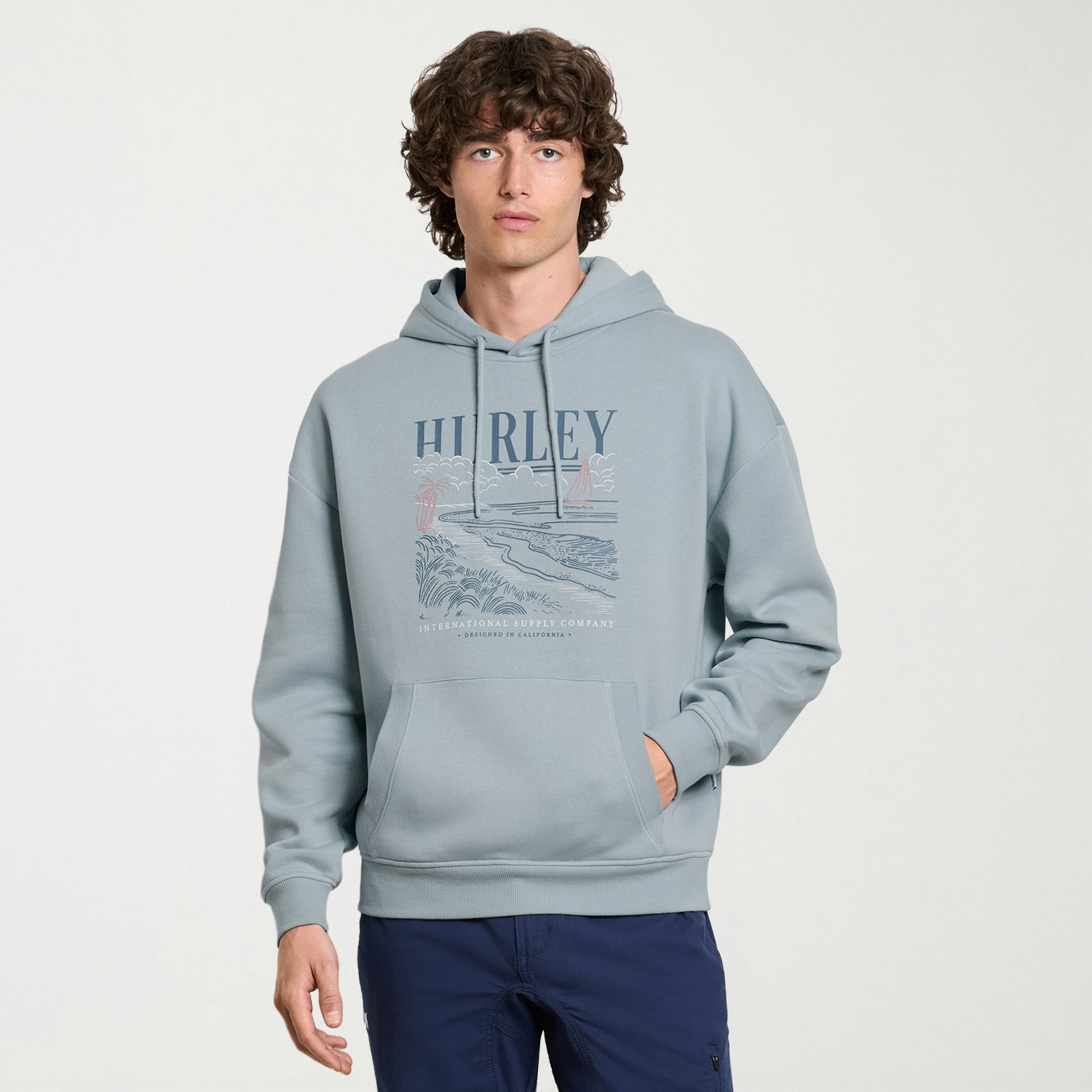 Hurley Mens Long Sleeve Hoodie