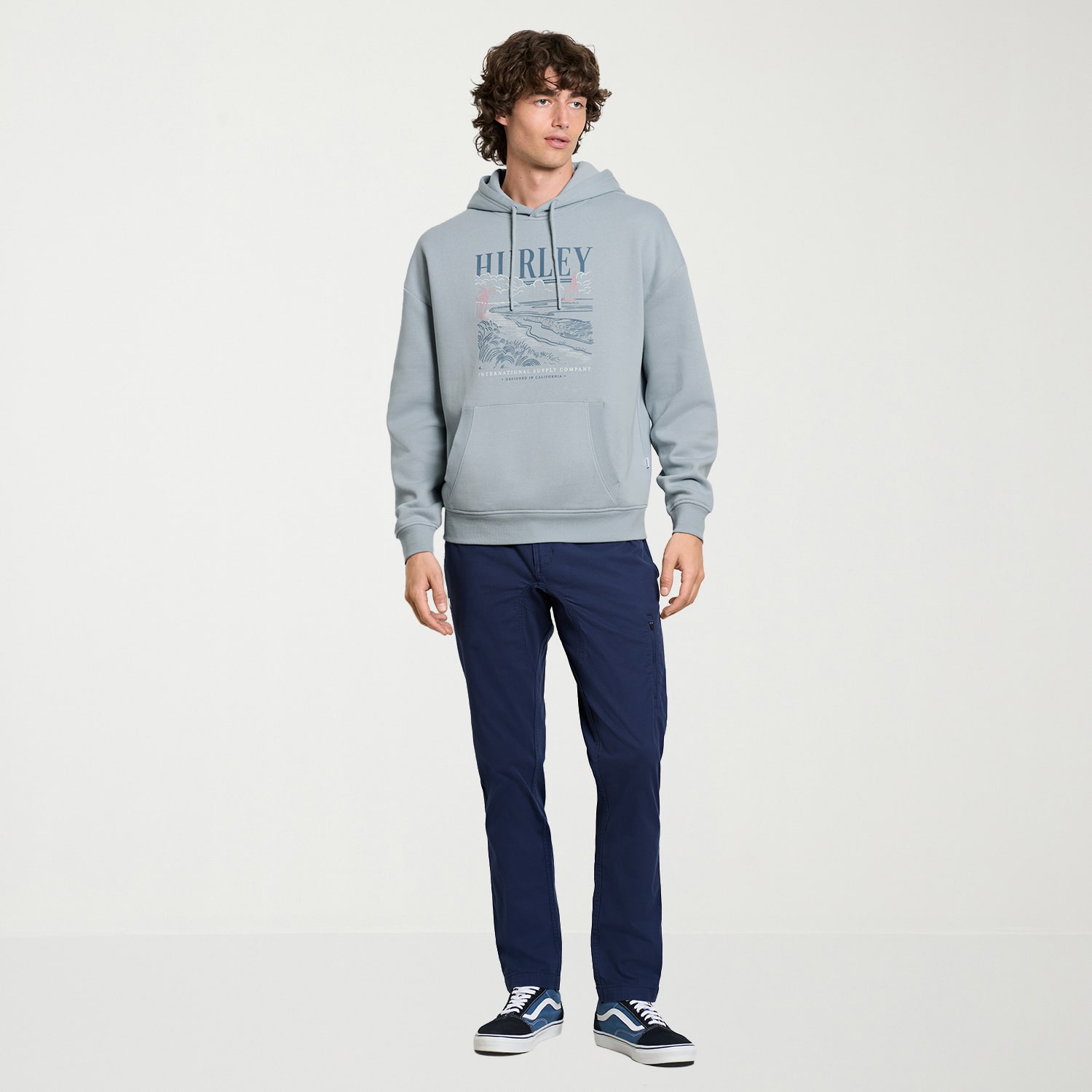Hurley Mens Long Sleeve Hoodie