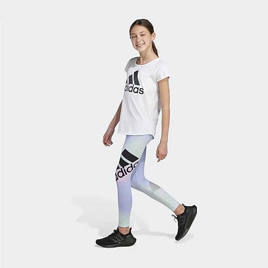 adidas Big Kid Girls Mid Rise Active Full Length Leggings