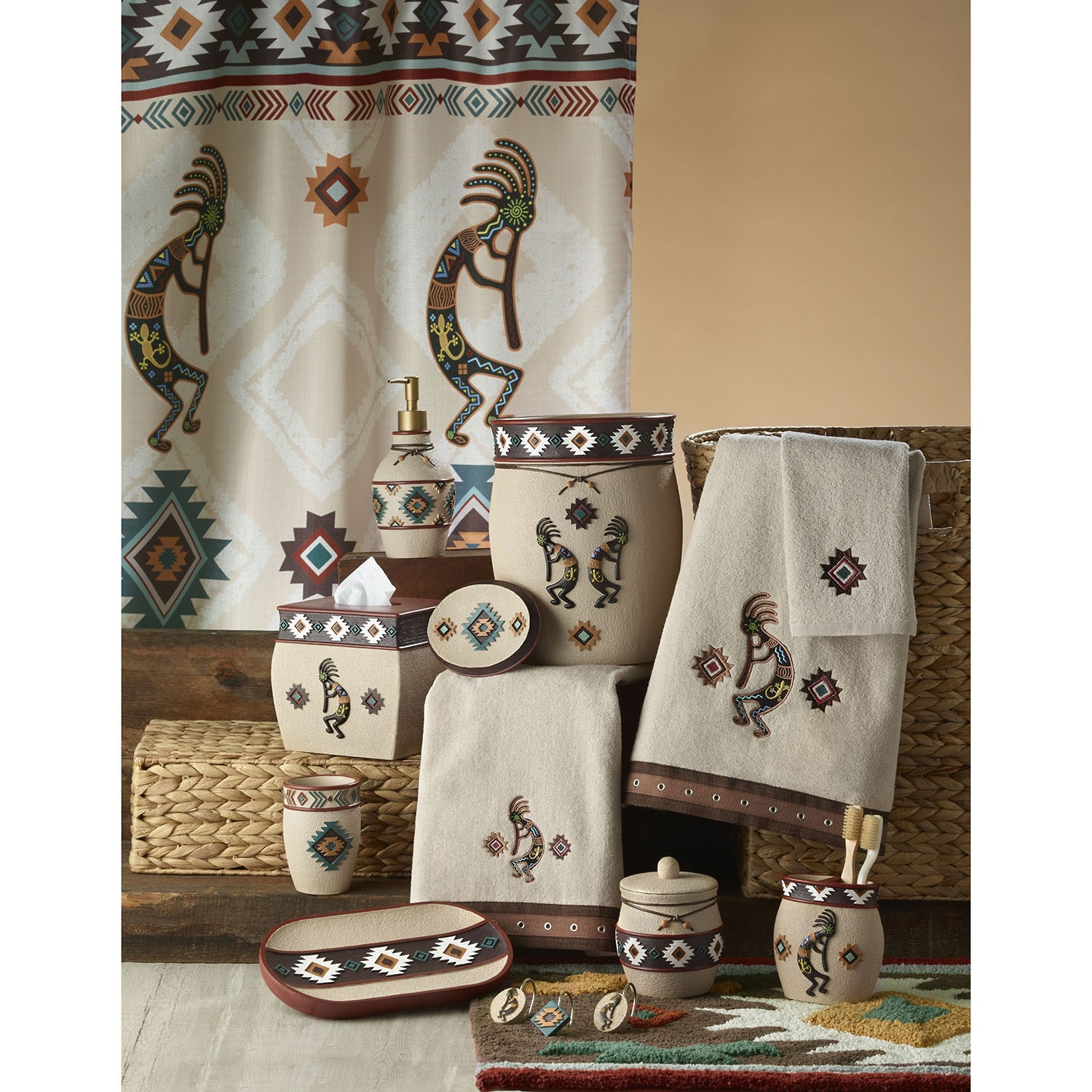 Avanti Navajo Dance Trash Can
