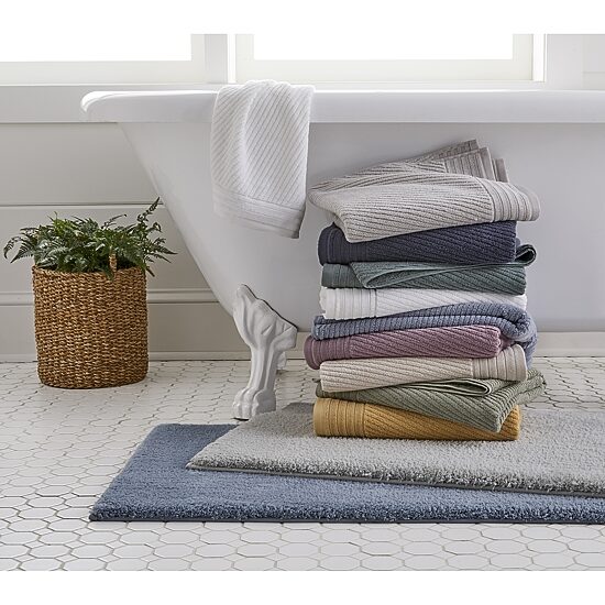 Linden Street Performance Antimicrobial Treated Solid Bath Towel
