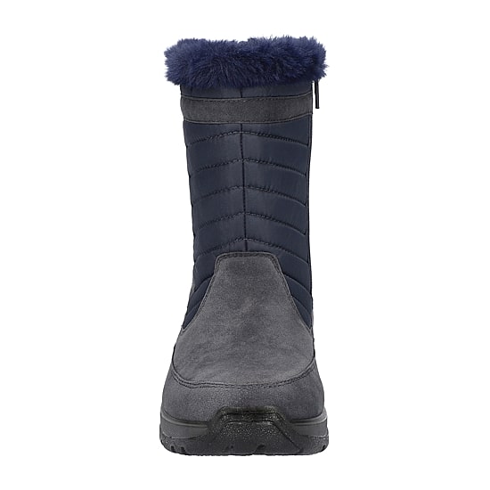 Easy Street Womens Frazer Slip Resistant Flat Heel Winter Boots