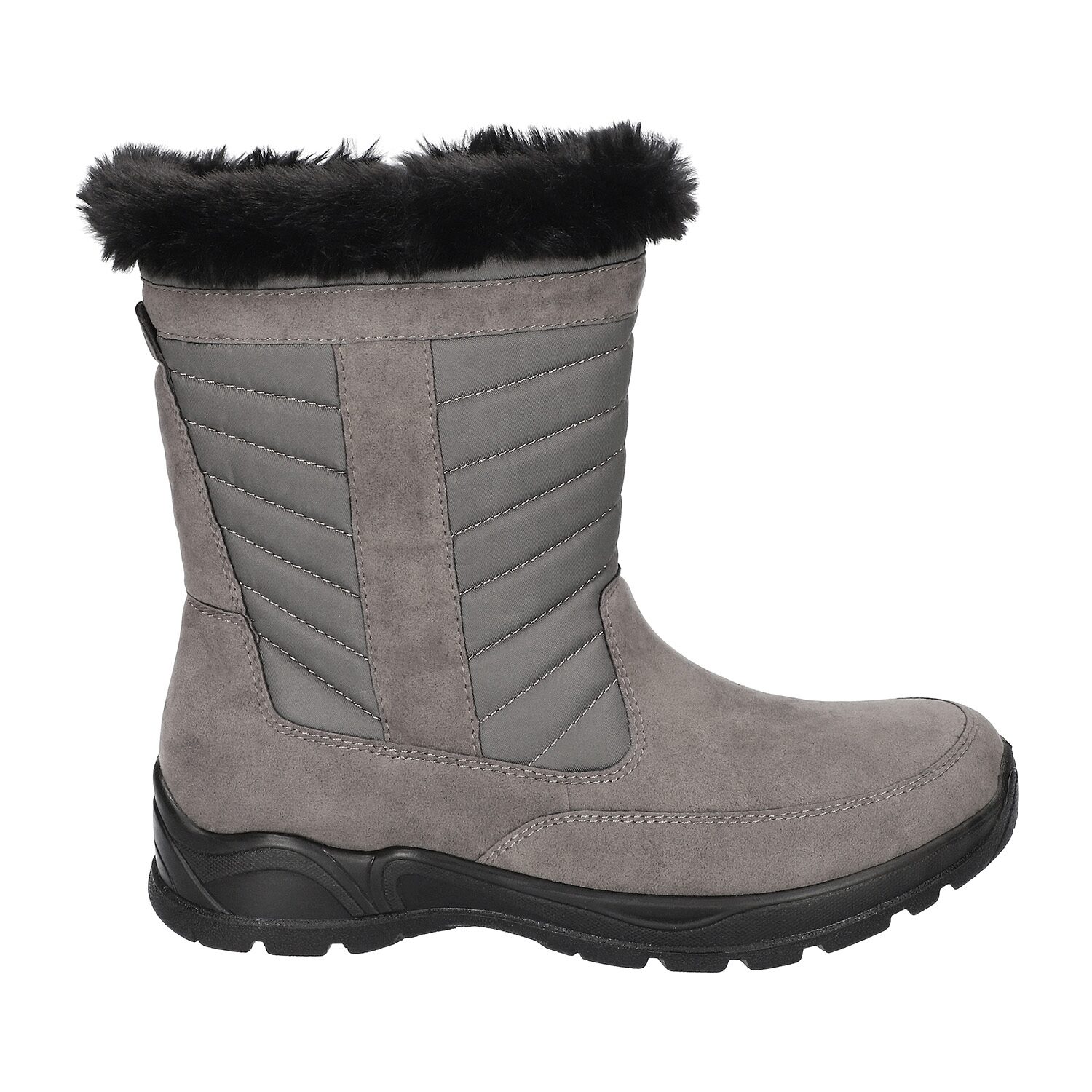 Easy Street Womens Frazer Slip Resistant Flat Heel Winter Boots