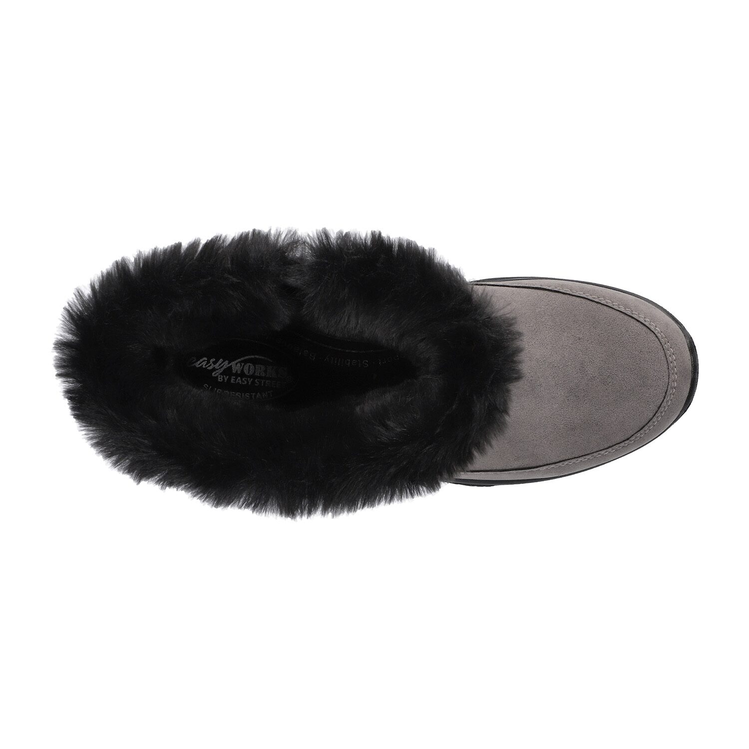 Easy Street Womens Frazer Slip Resistant Flat Heel Winter Boots