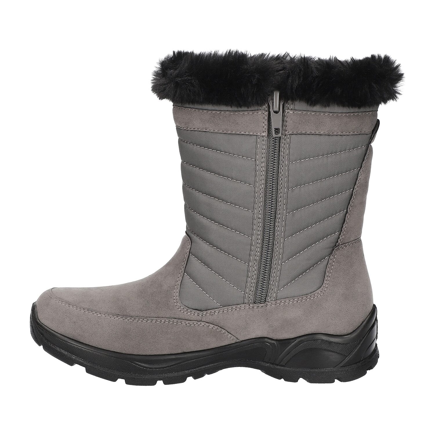 Easy Street Womens Frazer Slip Resistant Flat Heel Winter Boots