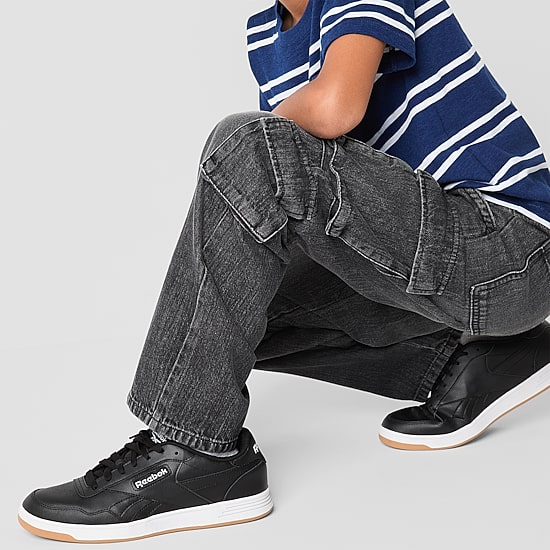 Thereabouts Little & Big Kid Boys Adjustable Waist Cargo Loose Fit Jean