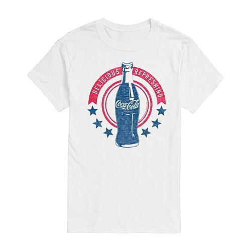 Hybrid Apparel Coca Cola Americana Mens Short Sleeve Tee - White