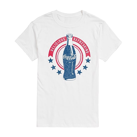 Mens Short Sleeve Coca-Cola Graphic T-Shirt