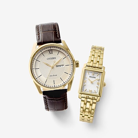 Bulova Sutton Womens Gold Tone Stainless Steel Bracelet Watch 97l177