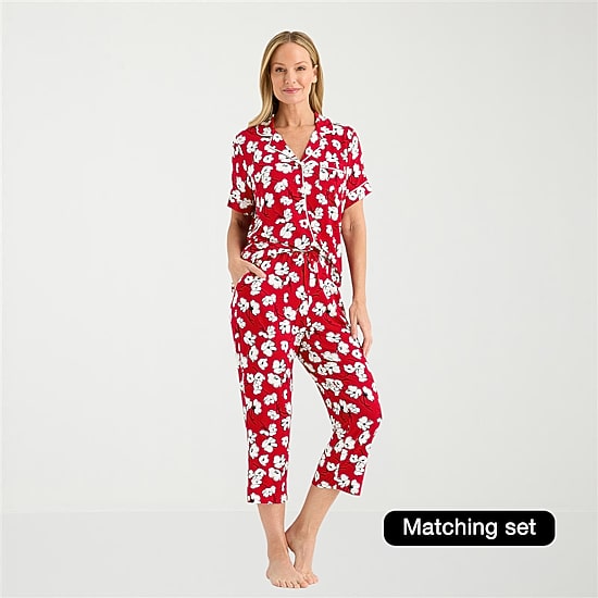 Liz Claiborne Cool and Calm Womens Pajama Capri Pant