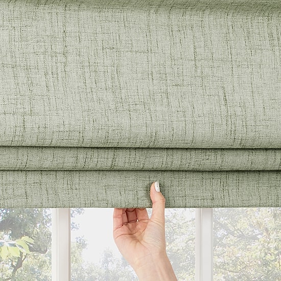 Sun Zero Somerton Energy Saving Cordless Blackout Roman Shade