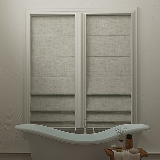 Sun Zero Somerton Energy Saving Cordless Blackout Roman Shade