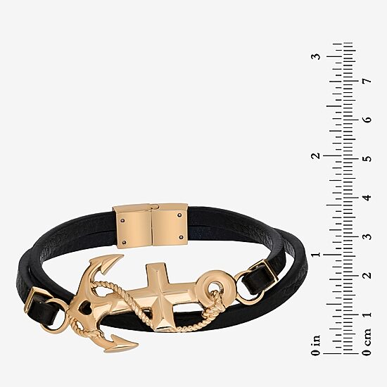 Mens Stainless Steel Wrap Bracelet