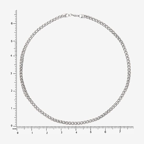 Shaquille O'Neal XLG™ Mens Stainless Steel 24 Inch Wheat Chain Necklace