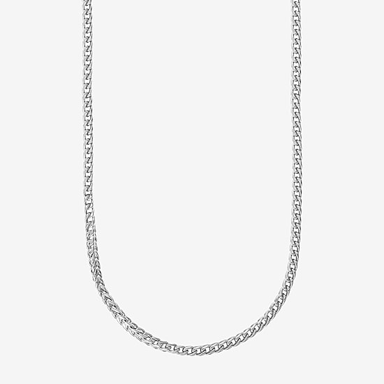 Shaquille O'Neal XLG™ Mens Stainless Steel 24 Inch Wheat Chain Necklace