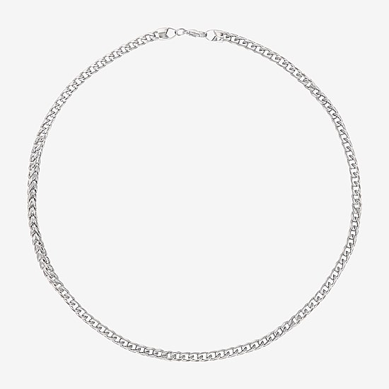 Shaquille O'Neal XLG™ Mens Stainless Steel 24 Inch Wheat Chain Necklace