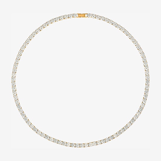 Shaquille O'Neal XLG™ Mens Cubic Zirconia Stainless Steel 22 Inch Tennis Necklace