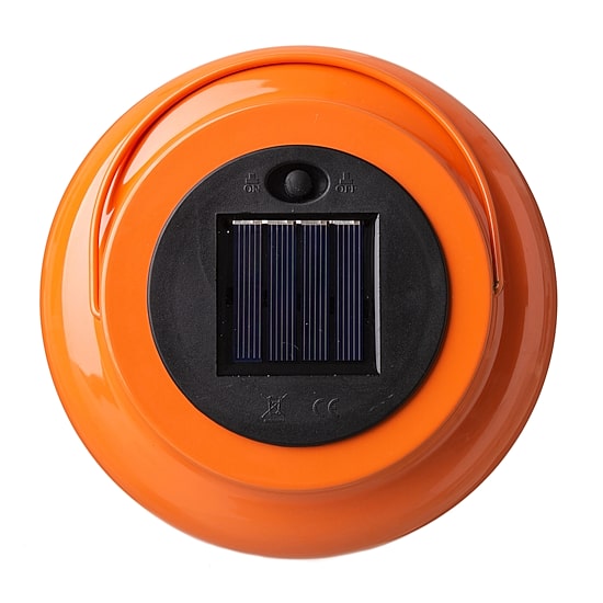 Glitzhome 8.75" Orange Metal Cutout Lanterns