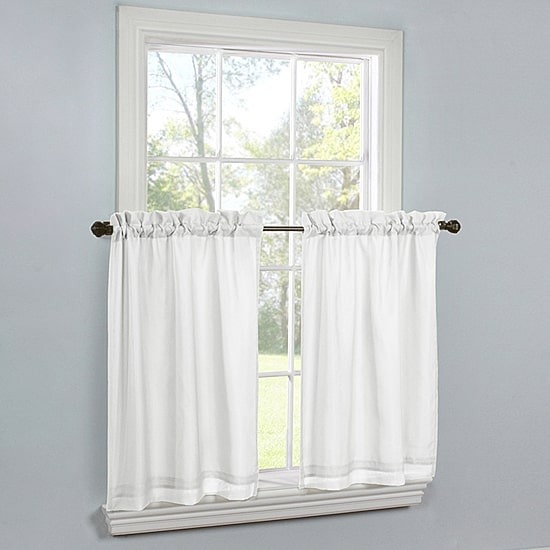 THERMAVOILE™ Rhapsody Lined 2-pc. Rod Pocket Window Tier