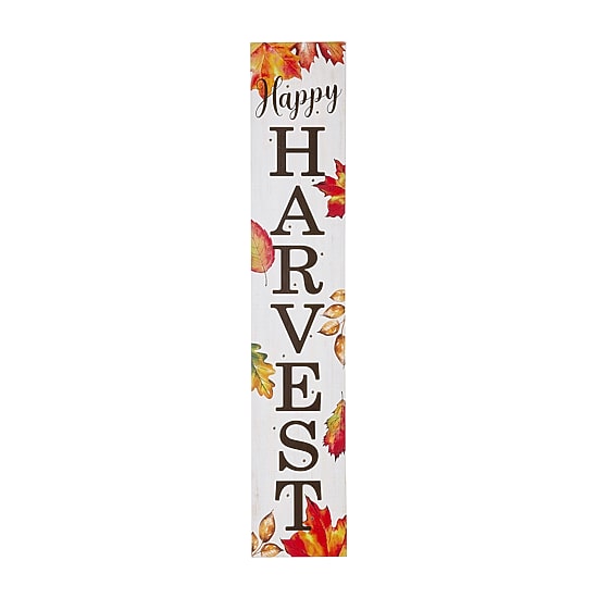 Glitzhome Fall Lighted Wooden Porch Sign