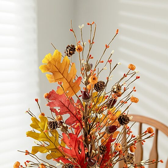 Glitzhome Harvest Tree Tabletop Decor
