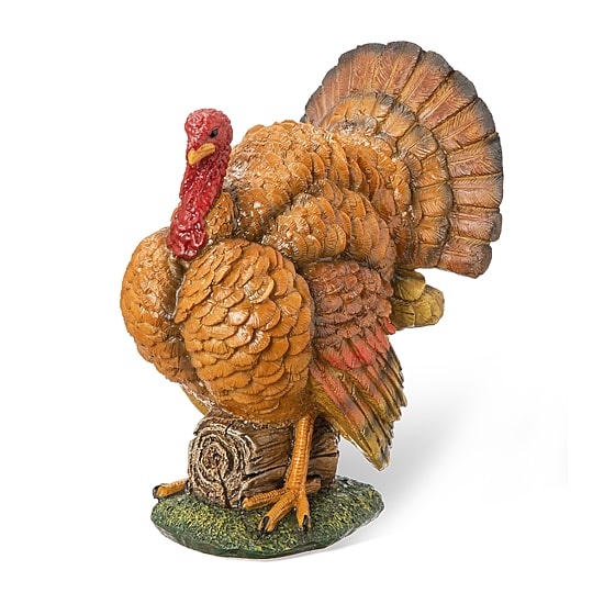 Glitzhome Harvest Resin Turkey Tabletop Decor