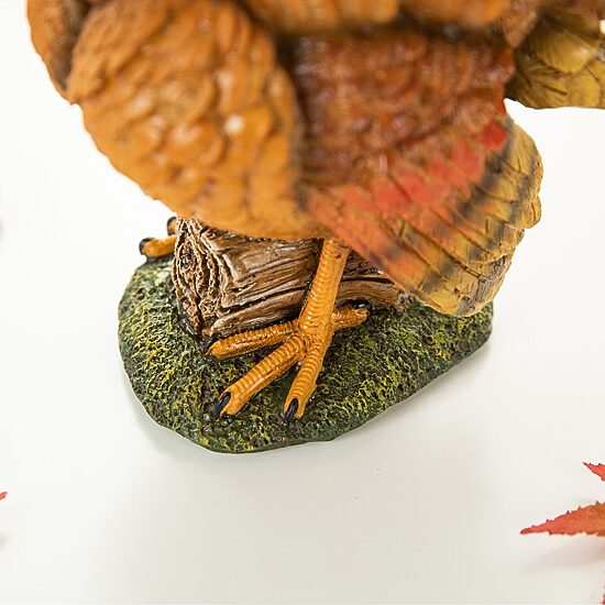 Glitzhome Harvest Resin Turkey Tabletop Decor