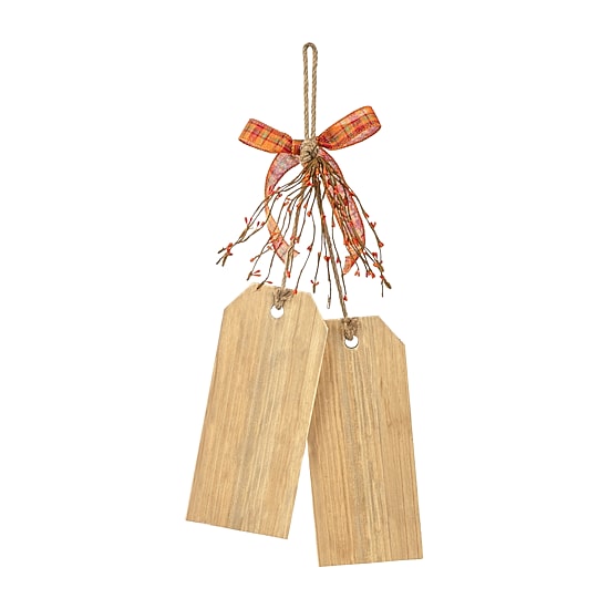 Glitzhome Fall Wooden Door Hanger Wall Sign