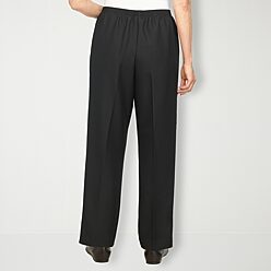 Women's Black Straight-Leg Pants