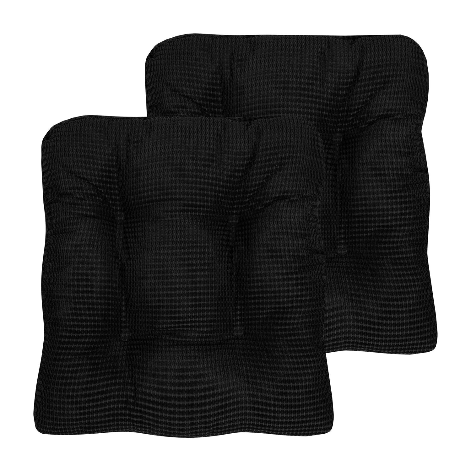 Sweet Home Collection™ Fluffy Memory Foam Tufted Chair Cushion Non Slip Rubber Back