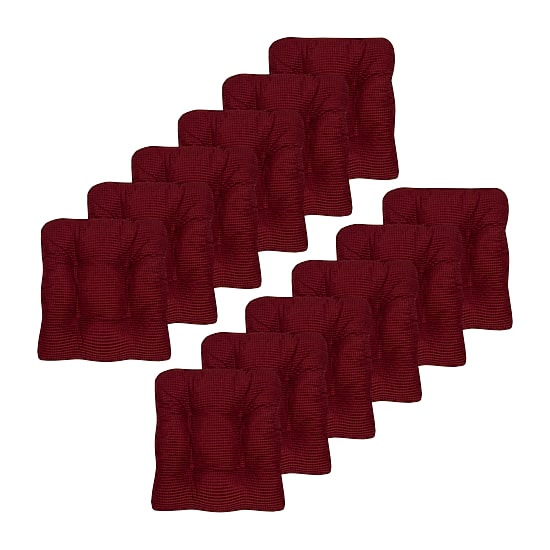 Sweet Home Collection™ Fluffy Memory Foam Tufted Chair Cushion Non Slip Rubber Back