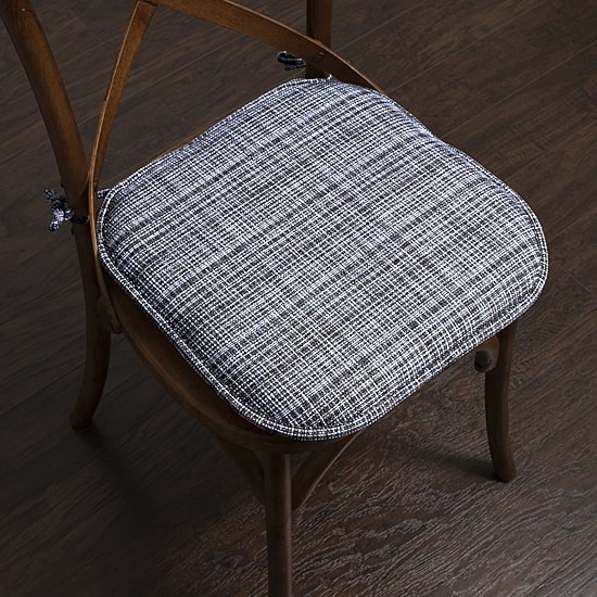 Sweet Home Collection™ Aria Memory Foam Non-Slip Chair Cushion with Ties