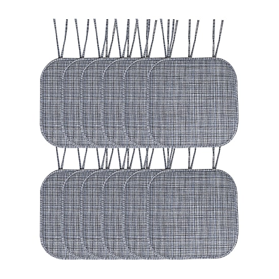 Sweet Home Collection™ Aria Memory Foam Non-Slip Chair Cushion with Ties