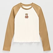 Thereabouts Little & Big Kid Girls Crew Neck Long Sleeve T-Shirt