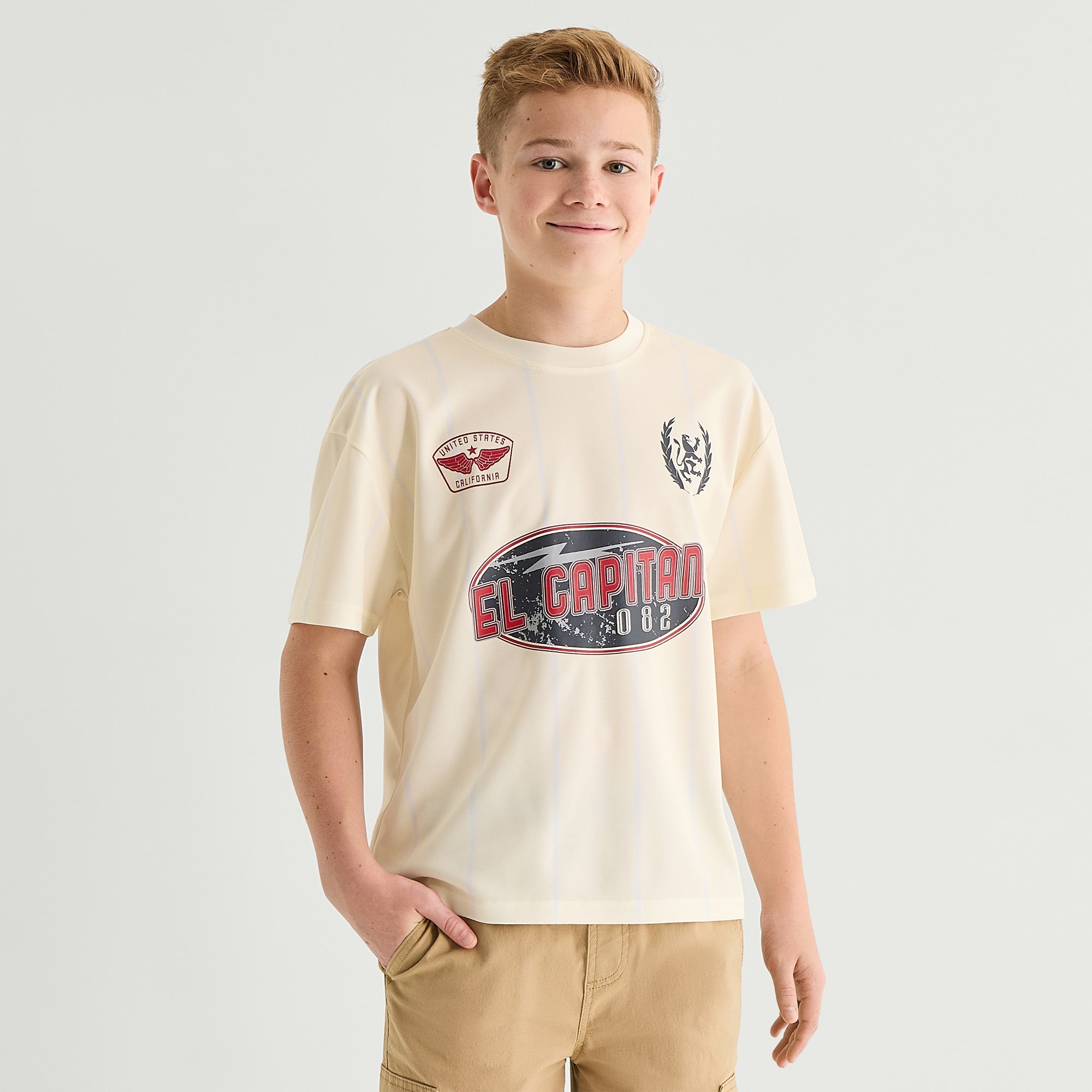 Thereabouts Little & Big Kid Boys Crew Neck Short Sleeve Jersey