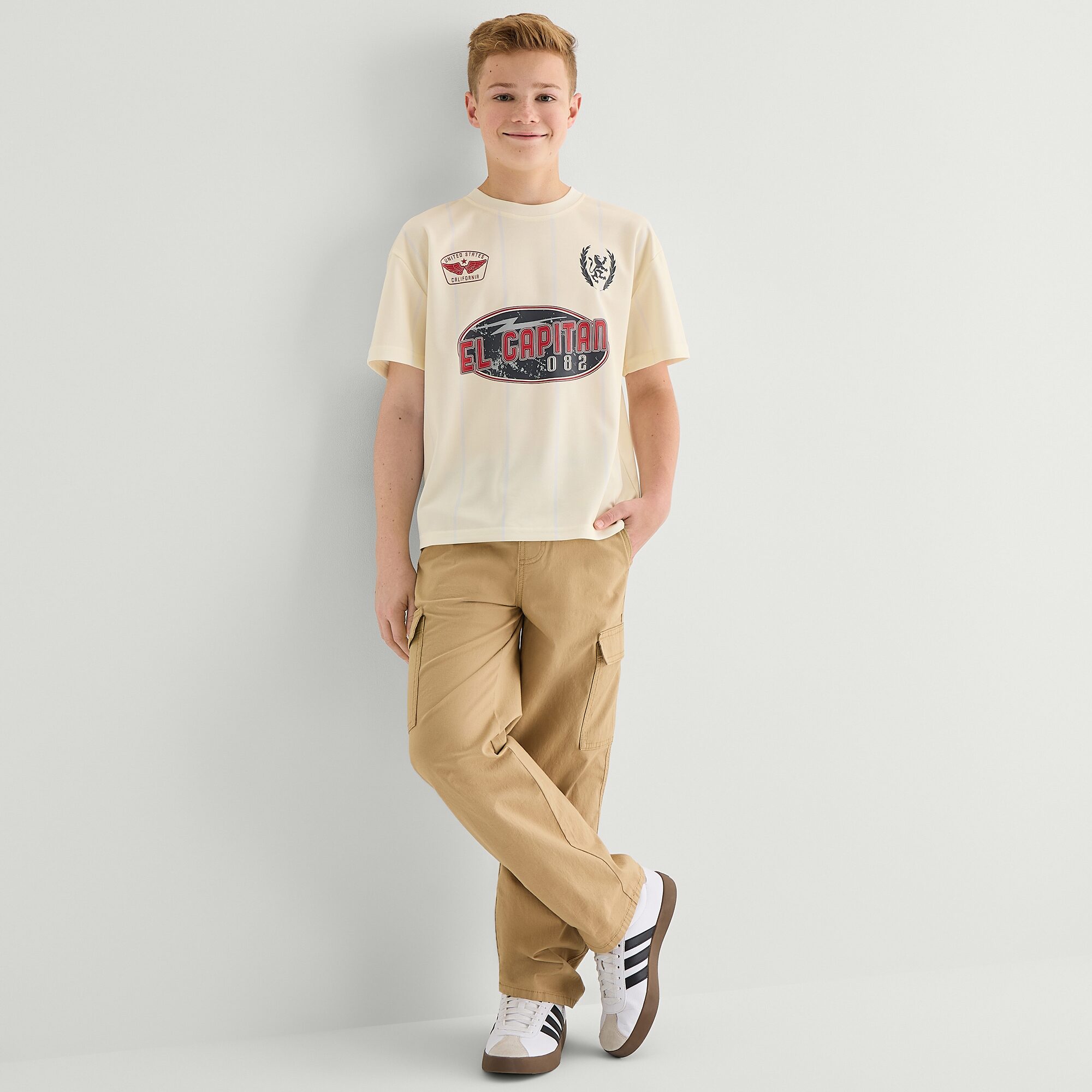 Thereabouts Little & Big Kid Boys Crew Neck Short Sleeve Jersey
