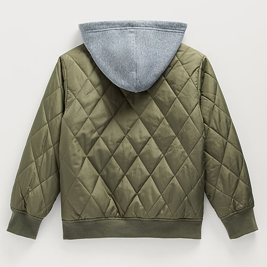 Thereabouts Little & Big Kid Boys Hooded Lightweight Bomber Jacket