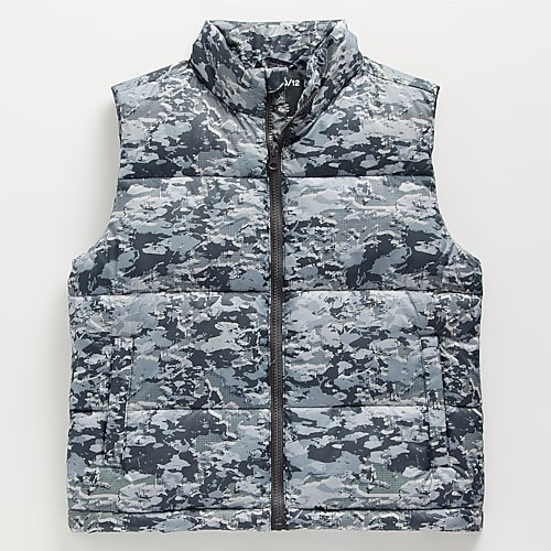Xersion Little & Big Kid Boys Puffer Vest In Gray