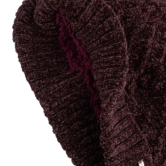 Isotoner Cable Knit Womens Pom Pom Beanie